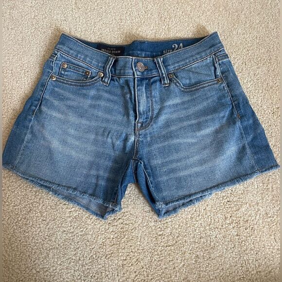 EUC J.Crew Indigo Denim Shorts - Picture 2 of 6